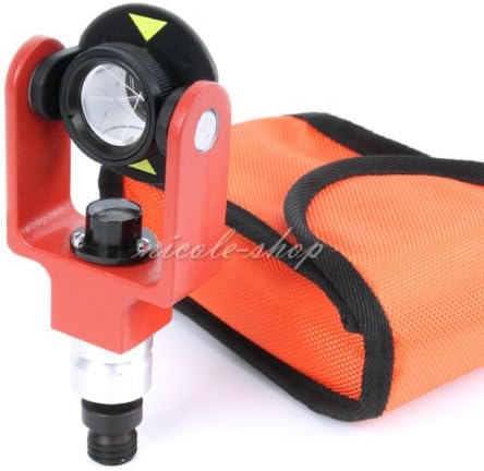 XGeology Mini Prism Reflector Peanut Prism For Topcon Trimble Total Stations Soft Bag offset 0/-30 mm