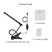 CeSunlight LED Clip on Desk Lamp, Bed Headboard Light with Clamp for Reading, 3000K – 6500K Color Temperature Setting, Stepless Brightness Control, Long USB Cord and AC Adapter Included (Black)