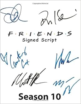 Amazon Com Friends Singed Script Season 10 9781670216304 Hamada Mr Marian Books