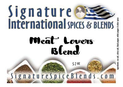 Signaturespiceblends | Meat Lovers | Souvlaki Seasoning | Shish K Bob Seasoning | Greek Seasoning | Lamb Lovers