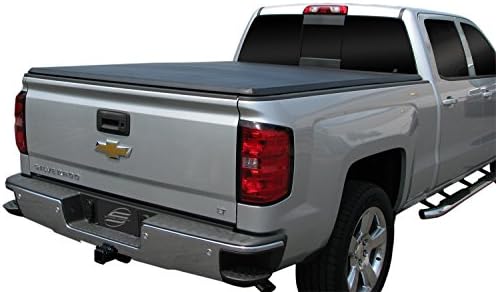 Amazon Com Tac Tn02201 2014 2017 Chevy Silverado Gmc Sierra Crew Cab 1500 2500 6 5 Standard Bed Tri Fold Automotive