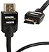 Amazon Basics High-Speed HDMI Cable - 6.5 Feet (2 Meters) Supports 3D + Audio Return Channel [OLD MODEL]