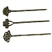 yueton Pack of 3 Vintage Hair Stick Retro Hair Chopsticks Chignon Pin