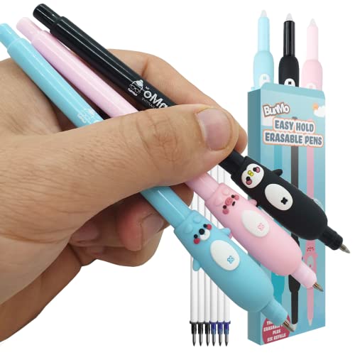 BUNMO Erasable Cute Pens Kawaii Accessories Ink Pens Include Extra
