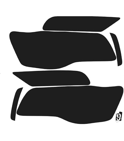 Precut Vinyl Smoke Tint Overlay For 2001-2005 Lexus IS 300 Tail Lights - Easy Install 11 thumbnail image