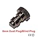 Outdoor Guy Paintball Airsoft PCP Connection Hex 8MM Quick Connect Male Dust Plug/Blind Plug X2 PCS