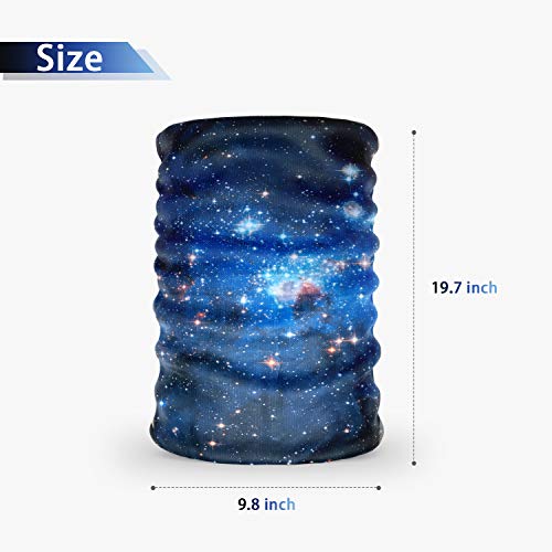 Seahouse 8Pcs Bandanas Face Seamless Neck Gaiter Scarf Tube Headwear Balaclava for Unisex Men Women Outdoors Sports