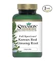Full-Spectrum Korean Red Ginseng Root 400 mg 90 Caps - Swanson Premium