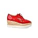 Latasa Women's Handmade Fashion Lace-up Platform Shoes, Wedge Shoes, Oxfords Shoes