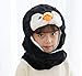 PULAMA Penguin Plush Animal Hat Costume Anime Cosplay Cap with Mittens - Fits Adults and Children - Perfect for Cold Breezy Winter Weather