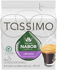 Tassimo Nabob Café Crema Single Serve T-Discs, 14 T-Discs