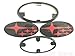 Replacement SB-OBR Exotic store Pair 2015 2016 2017 Black Limited Trunk Red Star Front Rear Emblem For Subaru Impreza WRX STI Grille+ Trunk Emblem Badge (Red Star)