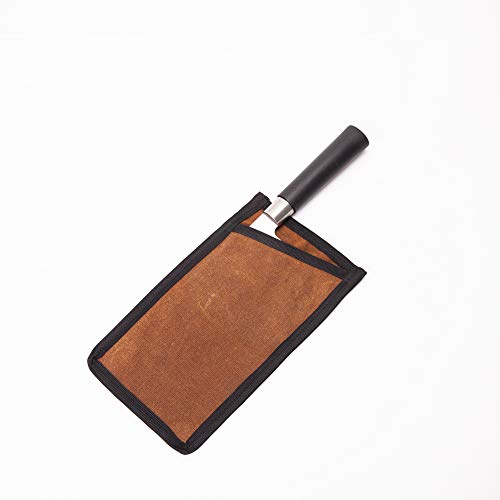 Durable Cleaver Edge Guard, 16OZ Waxed Canvas Knife Covers, Heavy Duty