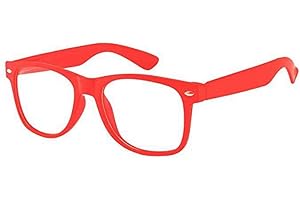 Boolavard Nerd Glasses – Fake Fashion Glasses for Kids – Costume Glasses for Halloween or Cosplay Age 4-12