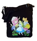 Alice In Wonderland Canvas Tote Handbag Purse