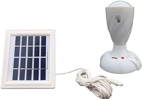 Thunderstone Portable Solar Light System with USB Charger and Lithium Battery - Adjustable Working Time and Power - Can be used Indoor, Outdoor, Home, Camping, Emergency