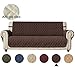 Ameritex Couch Sofa Slipcover 100% Waterproof Nonslip Quilted Furniture Protector Slipcover for Dogs, Children, Pets Sofa Slipcover Machine Washable (Chocolate, 68