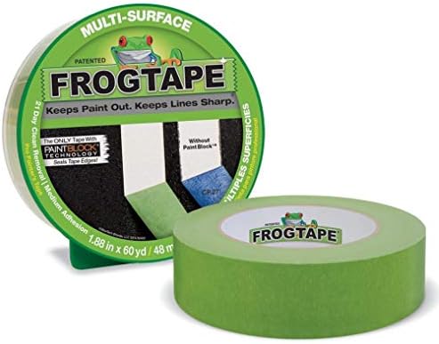 Frog Tape CF 120 Painter's Tape, Multi-Surface, Bundle (1 Roll 1.88 in x by 60 yd) (1 Roll 1.41 in x 60 yd) (1 Roll 0.94 in x 60 yd)