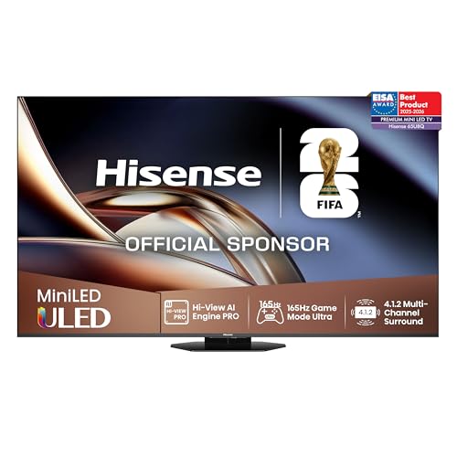 65U8Q - Mini LED Smart TV, 4.1.2 Sonido multicanal, Modo Juego Ultra de 165Hz, Anti-Reflection Pro, Full Array Local Dimming, Dolby Vision IQ & Dolby Atmos