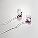 Brainwavz Delta Silver Bass Earbuds with Microphone & Remote for Apple iPhone & Android Phones
