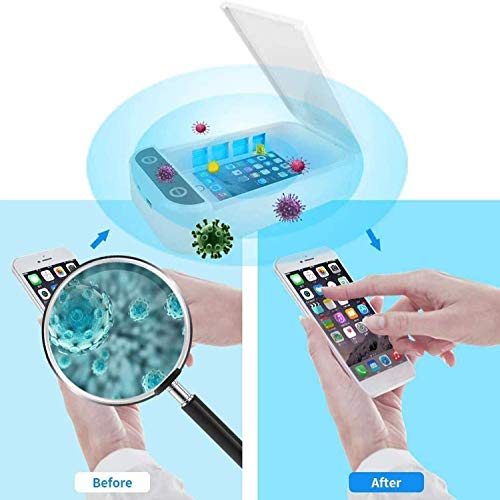 UV Phone Sanitizer, UV Light Cell Phone Sterilizer Smartphone Cleaner