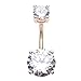 Inspiration Dezigns Belly Button Navel Ring Rose Gold Sparkle Prong Gem