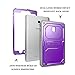 Fintie Shockproof Case for Samsung Galaxy Tab A 8.0 2017 Model T380/T385, Rugged Unibody Dual Layer Hybrid Full Protective Cover w/Built-in Screen Protector for Galaxy Tab A 8.0 2017 Release, Purple