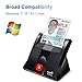 T38 USB Smart Card Reader with LED for The US Federal Government PIV, Military Common Access Card CAC, DOD, USID, USDA LincPass, Compatible with Windows - Black