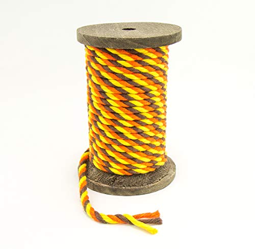 image for FMS Ravenox Natural Twisted Cotton Rope | (Autumn Harvest)(1/4 Inch x 