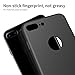 iPhone 7 Case, Allovit [Ultra-Thin]& [Anti-stain] Premium Matte TPU Material Full Protection Hard Cover for iPhone 7 4.7'' (Matte Black)