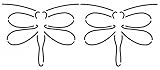 Quilting Creations Dragonfly Border Quilt Stencil