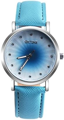 Wollways Women Diamond Leather Band Luxury Quartz Watches Girls Ladies Wristwatch