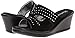 Skechers Cali Women's Rumblers-Hope Float Wedge Sandal, Black, 7 M US