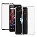 Feitenn ASUS ROG Phone 2 Case, ROG Phone 2 Tempered Glass, Clear Flexible TPU Game Case Cover Screen Protector Slim Thin Lightweight Shockproof Bumper Shell for ASUS ROG Phone 2 2019 (Case & Glass)