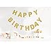 Sparkly Gold Glitter Happy Birthday Banner | Birthday Party Decorations | Gold Happy Birthday Sign | Gold Party Supply