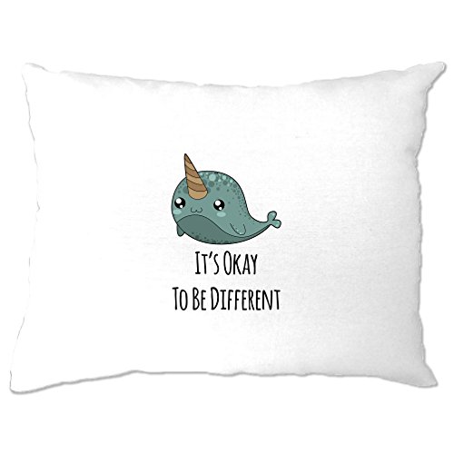 Tim And Ted Cute Narwhal Pillow Case Its Okay To Desertcart INDIA