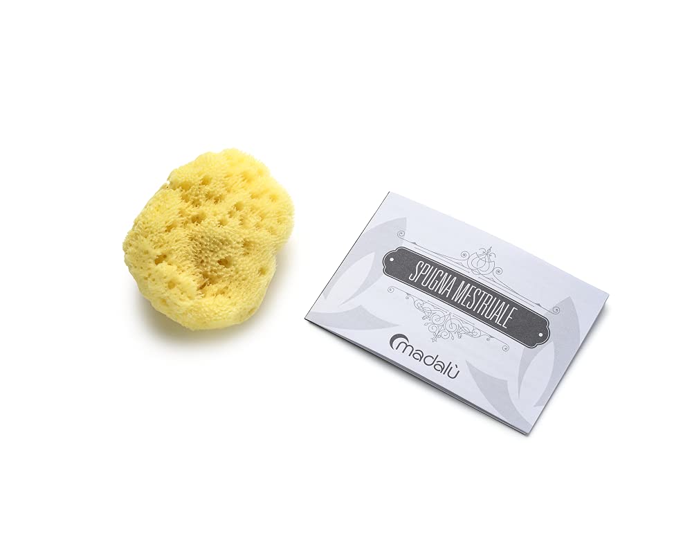 MADALU Natural Sea Sponge Menstrual Pad Size L. The sea Sponge is Very Absorbent and can Also be Used During Intercourse.