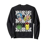 Marvel Thor Hulk Iron Man Retro Sweater Christmas