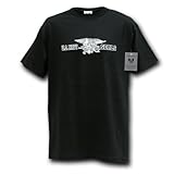 Rapiddominance Classic Military Seal Tee, Black, Medium