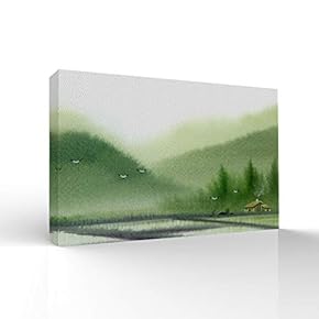 Canvas Wall Art-Quiet Romantic Forest-Canvas Prints Home Artwork Decoration for Living Room,Bedroom - 12x18 inches