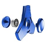 CHIVEL Tri Fidget Hand Spinner High Speed 1-5 Mins, Aluminum Metal EDC Focus Toy For Kids & Adults