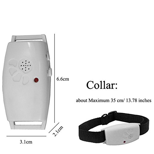 SHZONS Repellent Collar, 3pcs Pet Ultrasound Insects Repellent Flea & Tick Fly Repellent Dog Collar,Pest Control Collar for Dogs and Cats,2.60×0.83×1.22 in
