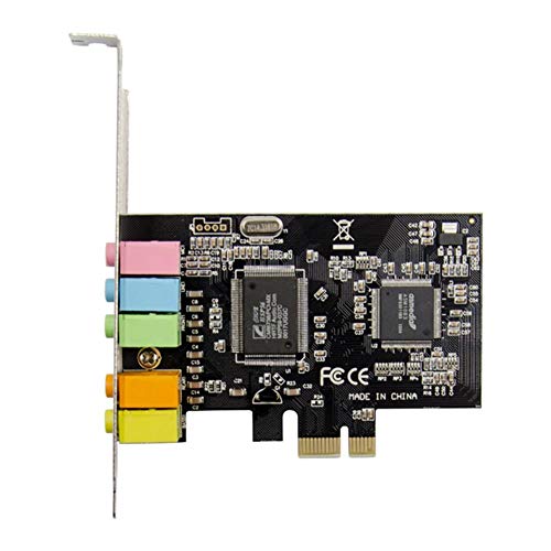 PCIE sound card CMI8738 chip 5.1 channel stereo Audio Sound Card w/Low Express 5.1ch Profile PCI-E