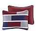 Mi Zone Kids Cozy Set, Casual Modern Design, All Season Teen Bedding Coverlet Bedspread, Decorative Pillow, Boys Bedroom Décor, Twin/Twin XL, Navy/Red Quilt
