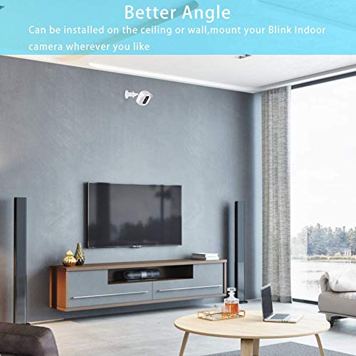 Blink XT2 Wall Mount Bracket,Full Protective Housing and Metal Mount for Blink XT2 Blink XT Cameras Weather Proof Adjustable Indoor Outdoor Mount and Cover for Blink XT Camera Security System (White)