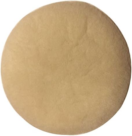 Washable 6 Inch Hook and Loop High Gloss Lambs Wool Polishing Pad by RMS Unlimited Goods. High Strength Buffer with Constructed With 3M Backing