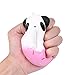 Aolige 2 PCs Squishies Panda Slow Rising Jumbo Kawaii Cute Small Animal Donuts Creamy Scent for Kids Party Toys Stress Reliever Toy
