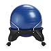 Gaiam Classic Backless Balance Ball Chair – Exercise Stability Yoga Ball Premium Ergonomic Chair for Home and Office Desk with Air Pump, Exercise Guide and Satisfaction Guarantee, Blue