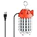 Dephen 100W LED Temporary Work Light-14000Lumen LED Construction Lights 5000K Temporary lights Daisy Chain Portable Hanging Lights with Outlet & Hook for Outdoor Indoor Jobsite Light