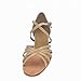 LOVELY BEAUTY Lady's Ballroom Dance Shoes for Chacha Latin Salsa Rumba Practice,Skin Color PU, 1.6